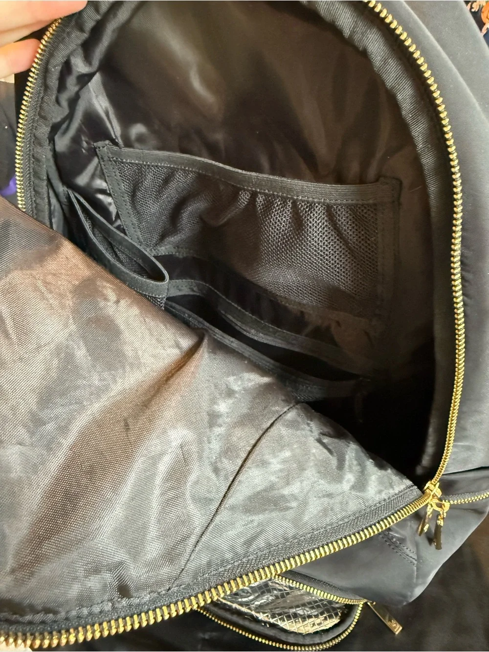 Buffbunny Gamechanger - Fifth Ave Backpack with Gold Hardware